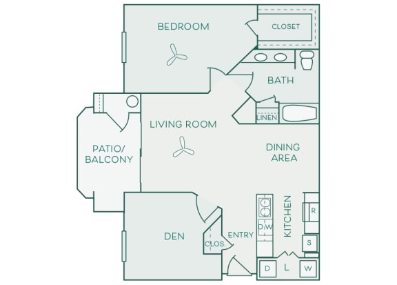 The Commons - A2 - Aberdeen - 1 bedroom - 1 bath