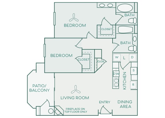 The Commons - B1 - Brighton - 2 bedroom - 2 bath