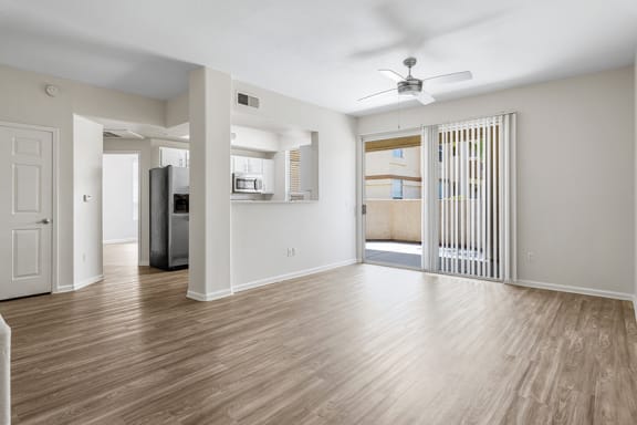 Upgraded hard-wood style flooring - Arrowhead Landing Apartments