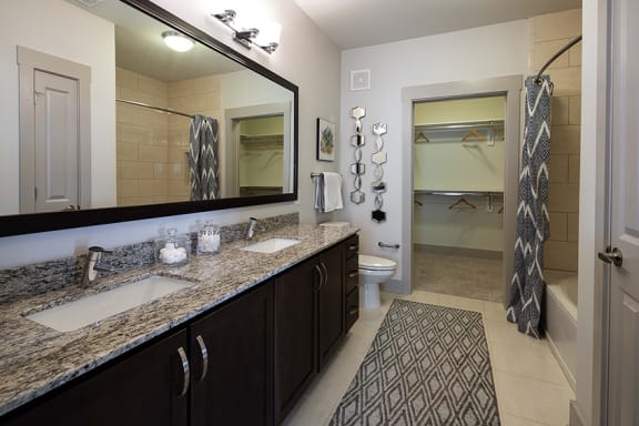 The Juncture Apartments walk-in closets