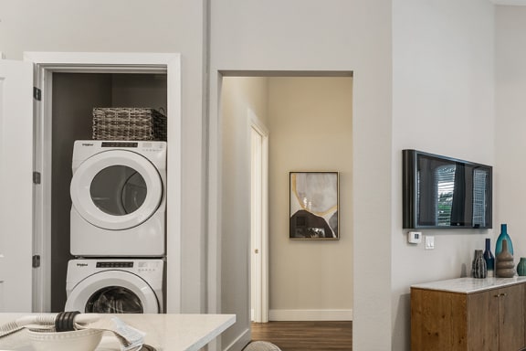 Axio at Carillon full-sized washer and dryer