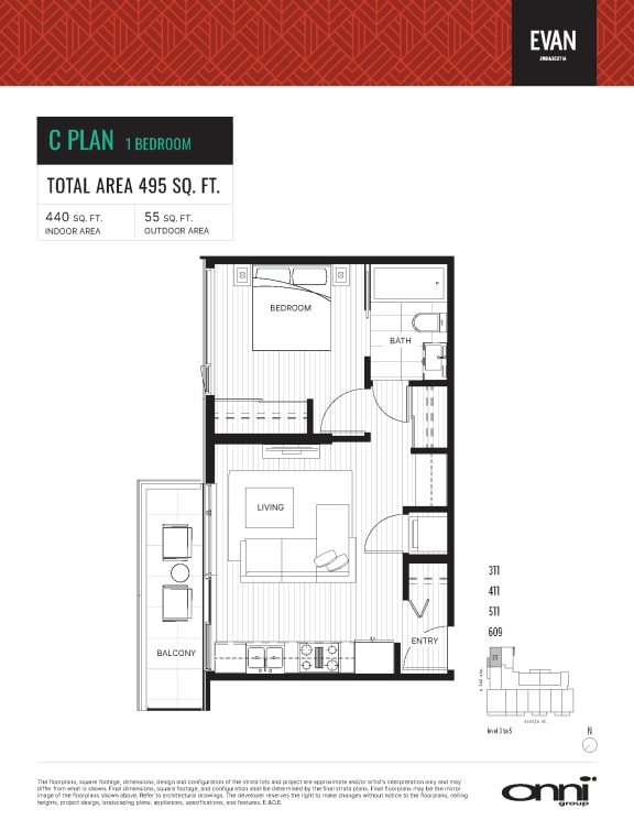 the floor plan of the condo