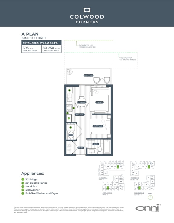 the floor plan of e collusion condos