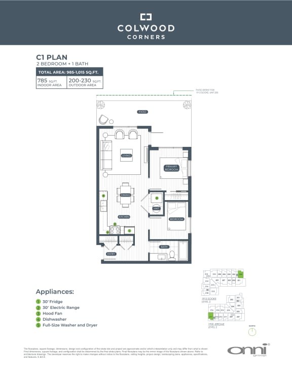 the floor plan of the condo