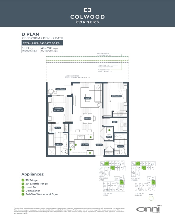the floor plan of the condo