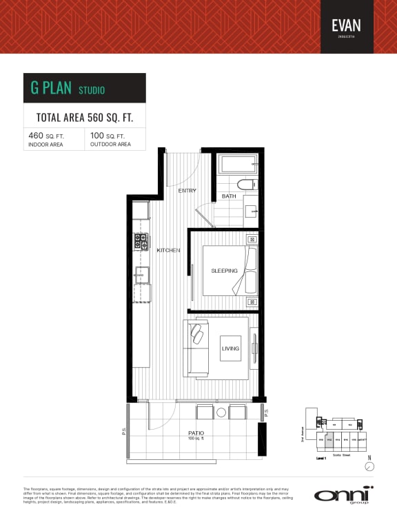 the floor plan of the condo