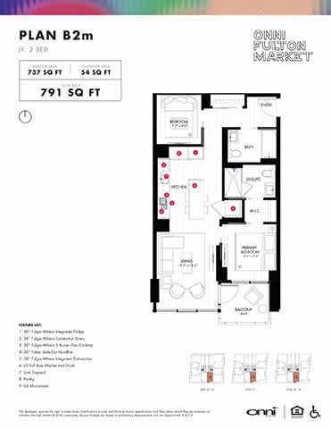A floor plan for a 791 square foot apartment is displayed.