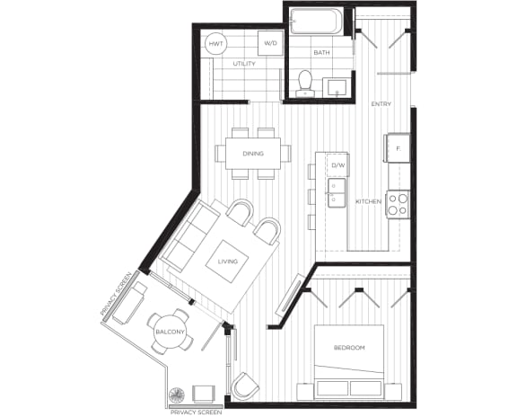 a black and white floor plan of a house
