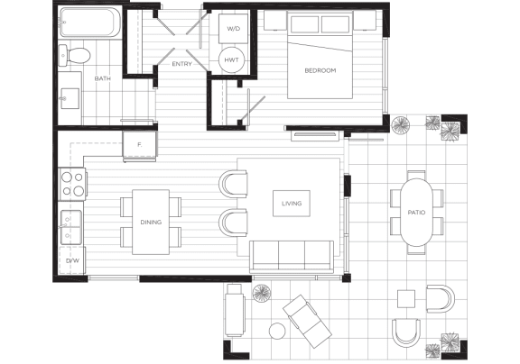 a floor plan of a house with bedrooms and a living room
