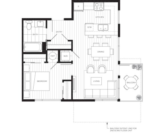 a floor plan of a house with a lot of windows and a garage