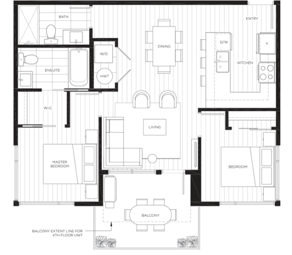 the floor plan of the house