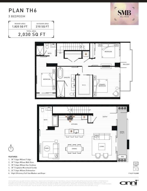 the floor plans of the 2nd and 3rd floors of our apartments