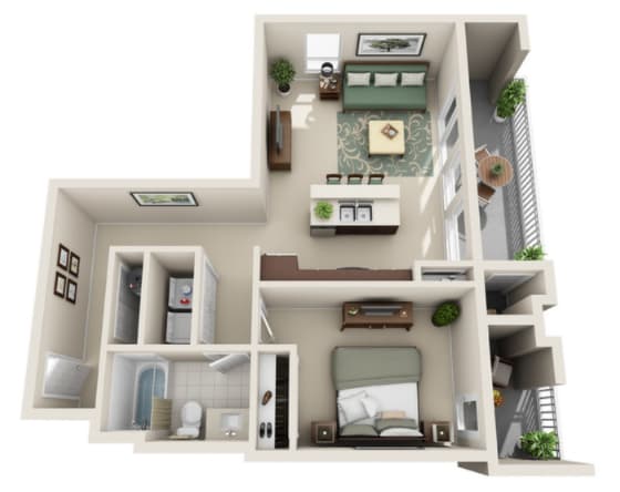 Floor Plan  Angeles Floorplan at The Charleston Port Orchard, Port Orchard, Washington
