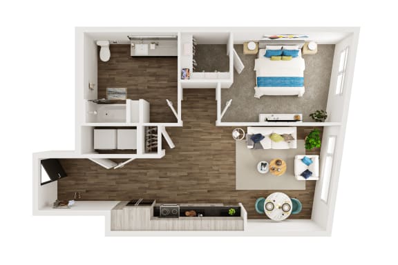 BREAKWATER, 1 Bed, 1 Bath at Marina Square, Bremerton, 98337