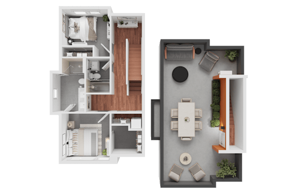 1 bed 1 bath at The Narrows at Clare Apartments , Bremerton