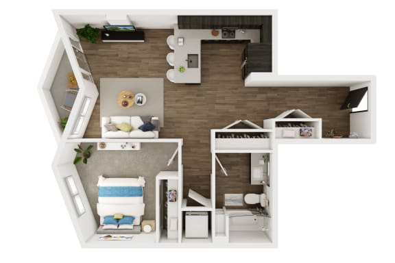 KETCH, 1 Bed, 1 Bath at Marina Square, Bremerton, 98337