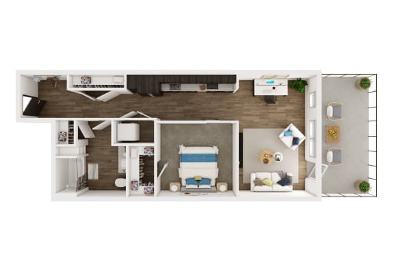 SLOOP, Open 1 Bed, 1 Bath at Marina Square, Bremerton, WA, 98337