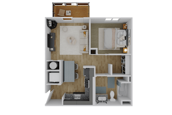 Floor Plan  Unit A at Plisko Place, Port Orchard, WA