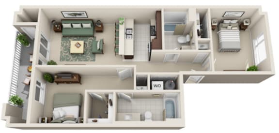 Floor Plan  Washington Floorplan at The Charleston Port Orchard, Port Orchard