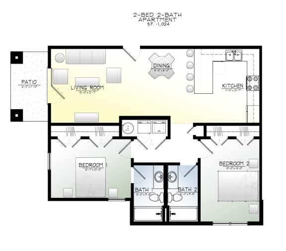 Two Bedroom Apartment Rogers, AR