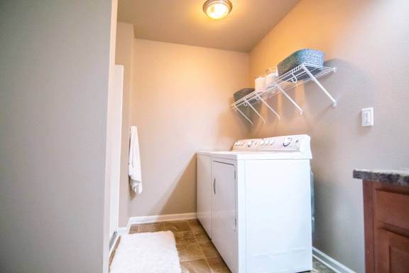 A Washing Machine at Capitol Grove Apartments, Des Moines
