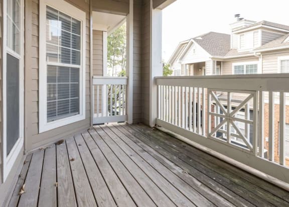 Patio/Balcony Space at Centennial Park Apartments in Overland Park, KS