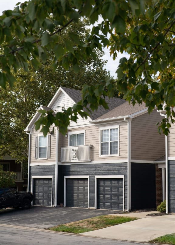 Attached Garages at Centennial Park Apartments in Overland Park, KS