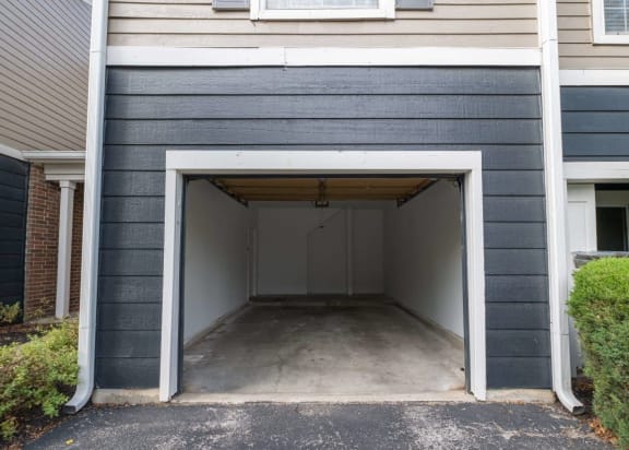 Inside of Attached Garages at Centennial Park Apartments in Overland Park, KS