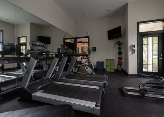Fitness Center at Centennial Park Apartments in Overland Park, KS