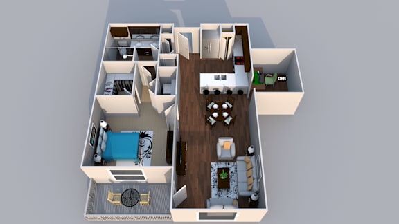 1 Bed 1 Bath with a Den  at EdgeWater at City Center, Lenexa