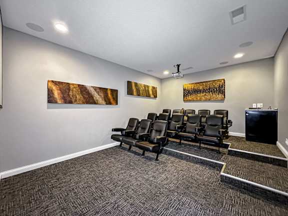 A Clubhouse With Television at Capitol Grove Apartments, Des Moines, Iowa