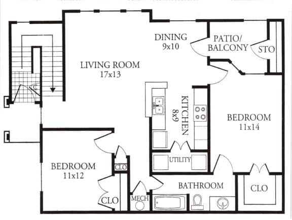 2 Bedroom Apartment Lenexa KS