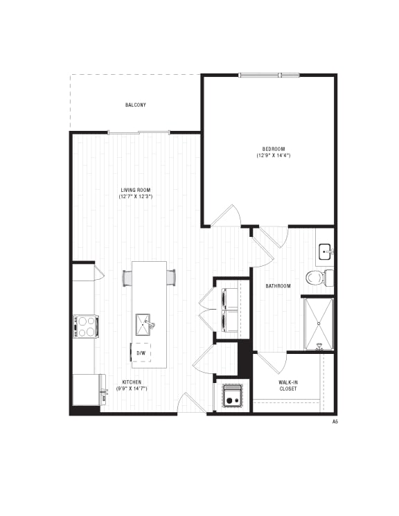 bedroom floor plan | luxury apartments in brooklyn | the mille brookhaven apartment