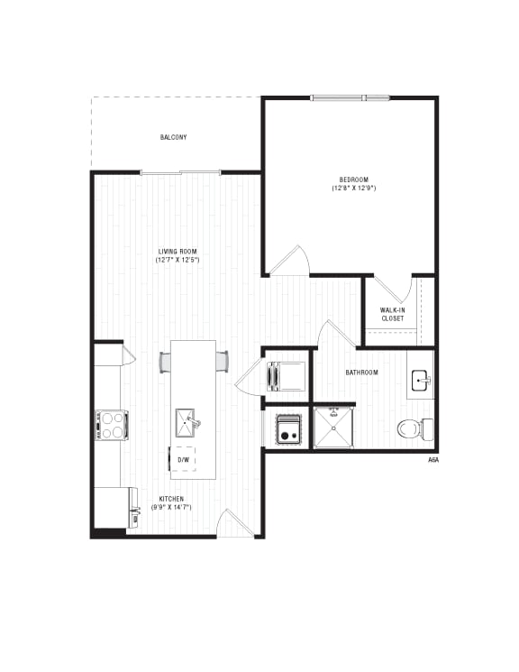 bedroom floor plan | luxury apartments in towson md | the southerly