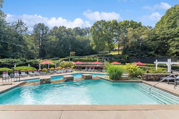 swimming pool The Berkshires at Vinings apartments