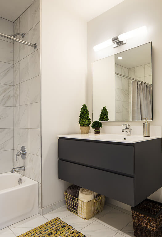 Bathroom and Shower at Eight O Five, Chicago, 60610