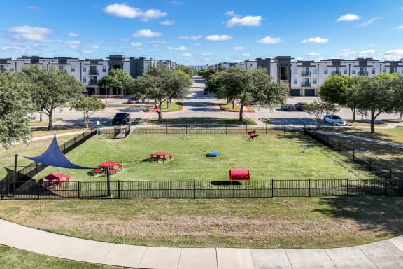dog park at Soho Parkway apartments
