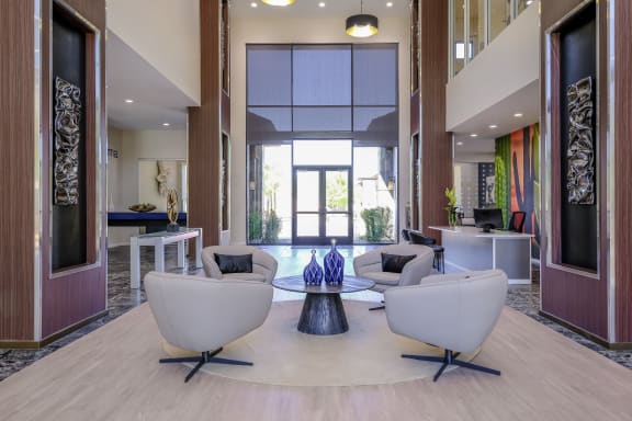 social lounge with plenty of conversation areas at Avora apartments