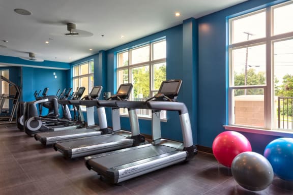 Cardio Machines In Gym at Berkshire Main Street, Durham, NC, 27705
