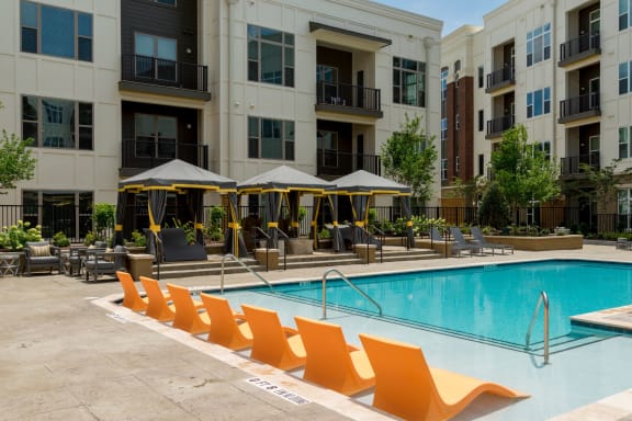 Swimming Pool With Relaxing Sundecks at Berkshire Main Street, Durham