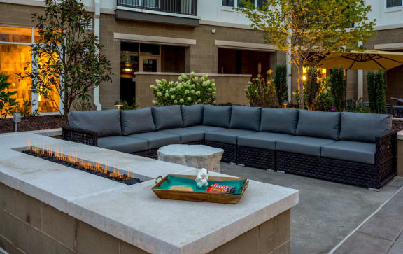 Outdoor Lounge Area at Berkshire Main Street, Durham, 27705