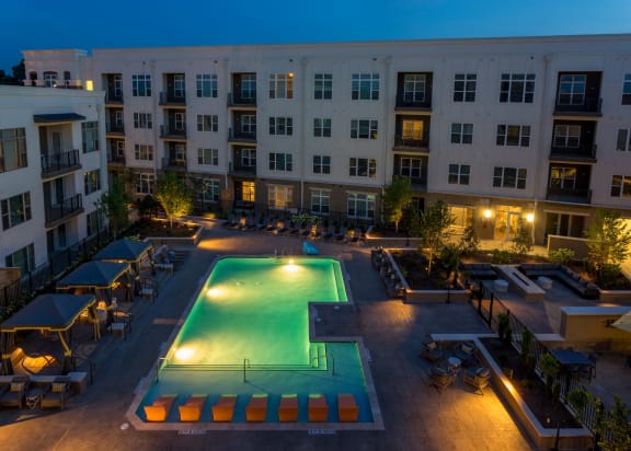Aerial View Of Pool at Berkshire Main Street, Durham, 27705