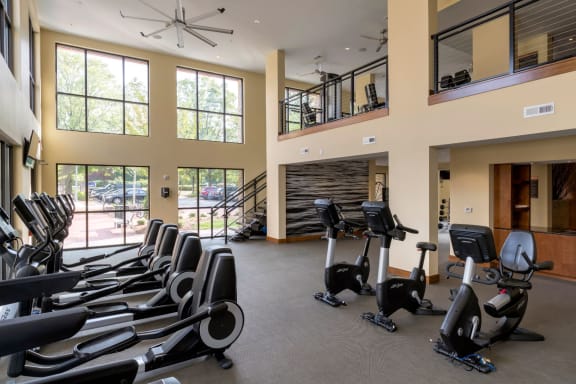 Cardio Machines In Gym at Berkshire Ninth Street, Durham, 27705