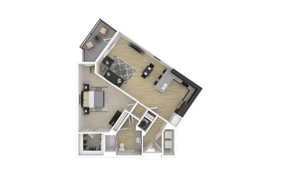 A7-1 floorplan Berkshire Ballantyne