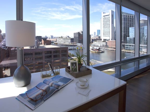 Work Place at Home at The Benjamin Seaport Residences, Massachusetts
