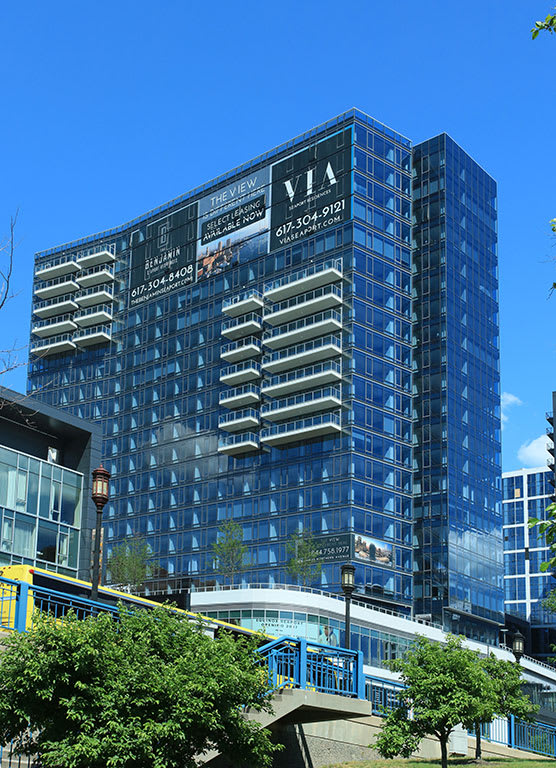 Elegant Exterior View at The Benjamin Seaport Residences, Boston, Massachusetts
