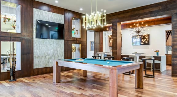 Berkshire Ballantyne social lounge with billiards