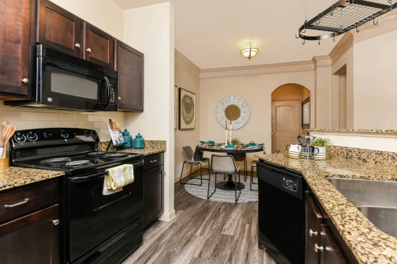 Boardwalk Med Center kitchen with granite counters