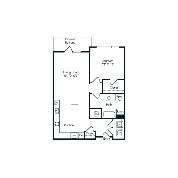 A5-1 floorplan layout Berkshire Ballantyne