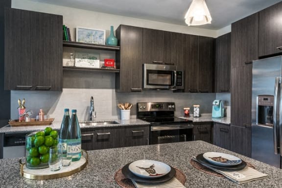 Modern Kitchen With Custom Cabinet at Berkshire Chapel Hill, North Carolina, 27514
